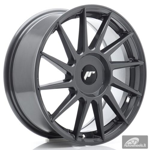 JR Wheels JR22 17x7 ET20-40 BLANK Hyper Gray