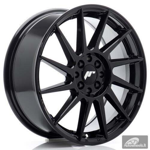 JR Wheels JR22 17x8 ET35 5x100/114 Glossy Black