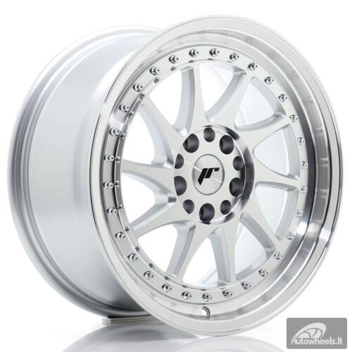 JR Wheels JR26 17x8 ET35 4x100/114 Silver Machined Face