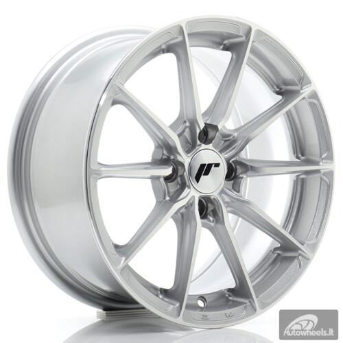 JR Wheels JR37 15x7 ET38 4x100 Silver Machined Face