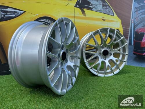 Ratlankis R19x9.5  5X120  ET  38  72.6  BY956  Silver Shining (SS)  For BMW  (Z2)  (Rear+Front)