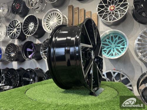 Ratlankis R17x7  5X100  ET  40  57.1  FE181  (BK5804)  Black Polished (MB)  For SKODA  (L2)