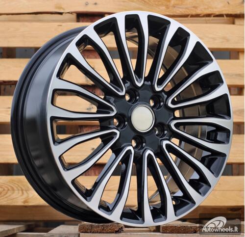 Ratlankis R17x7  5X108  ET  50  63.3  Y1158  Black Polished (MB)  For FORD  (L4)