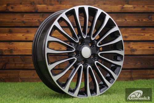 Ratlankis R17x7  5X108  ET  50  63.3  Y1158  Black Polished (MB)  For FORD  (L4+P)