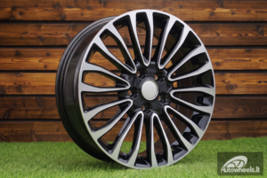 Ratlankis R17x7  5X108  ET  50  63.3  Y1158  Black Polished (MB)  For FORD  (L4+P)