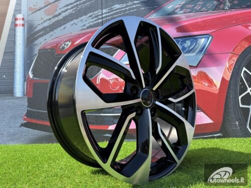 Ratlankis R19x8  5X112  ET  39  66.5  3S5979  Black Polished (MB)  For AUD  (K4)  (HYBRID FORGED)
