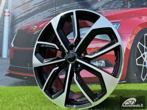 Ratlankis R19x8  5X112  ET  39  66.5  3S5979  Black Polished (MB)  For AUD  (K4+P)  (HYBRID FORGED)