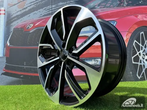 Ratlankis R19x8  5X112  ET  39  66.5  3S5979  Black Polished (MB)  For AUD  (K4+P)  (HYBRID FORGED)