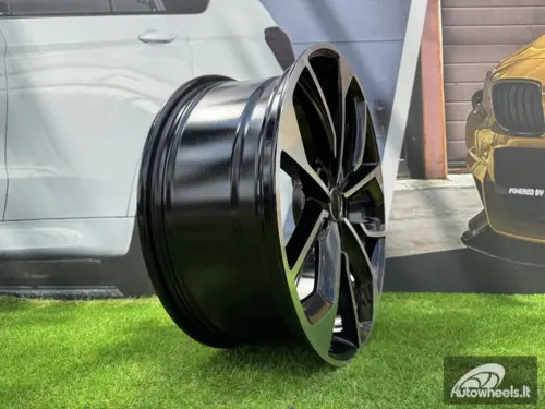 Ratlankis R19x8  5X112  ET  39  66.5  3S5979  Black Polished (MB)  For AUD  (K4+P)  (HYBRID FORGED)