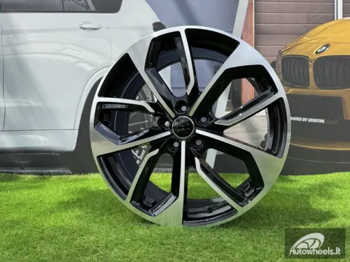 Ratlankis R19x8  5X112  ET  39  66.5  3S5979  Black Polished (MB)  For AUD  (K4+P)  (HYBRID FORGED)