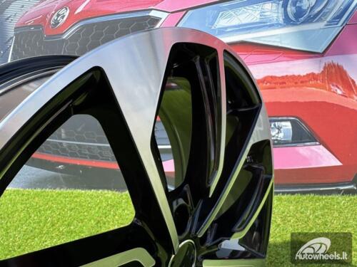 Ratlankis R19x8  5X112  ET  39  66.5  3S5979  Black Polished (MB)  For AUD  (M)  (HYBRID FORGED)