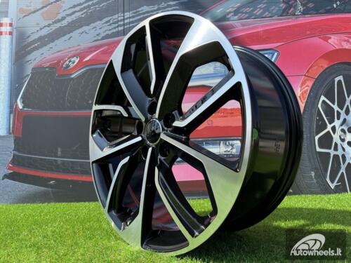 Ratlankis R19x8  5X112  ET  39  66.5  3S5979  Black Polished (MB)  For AUD  (P)  (HYBRID FORGED)