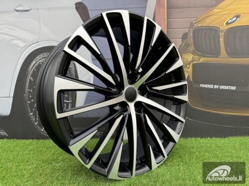 Ratlankis R20x8  5X114.3  ET  30  60.1  Y1118  Black Polished Half Matt (MBHM)  For LEX  (K4)  (NEW Model)