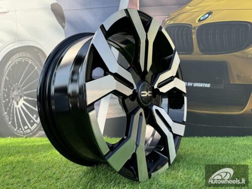 Ratlankis R17x6.5  5X114.3  ET  50  66.1  B1110  Black Polished (MB)  For DACIA  (P)