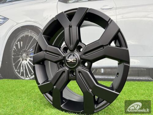 Ratlankis R17x6.5  5X114.3  ET  50  66.1  B1110  Black Half Matt (BLHM)  For DACIA  (L3)