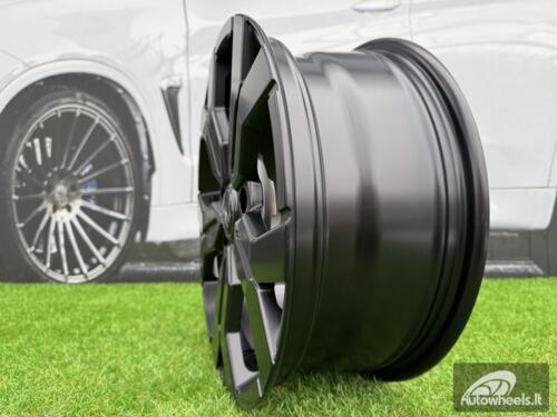 Ratlankis R17x6.5  5X114.3  ET  50  66.1  B1110  Black Half Matt (BLHM)  For DACIA  (L3)