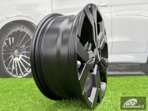 Ratlankis R17x6.5  5X114.3  ET  50  66.1  B1110  Black Half Matt (BLHM)  For DACIA  (L3)