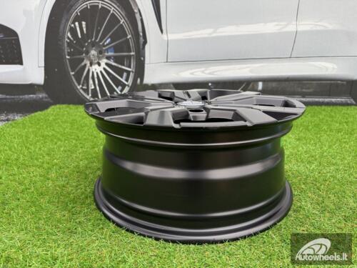 Ratlankis R17x6.5  5X114.3  ET  50  66.1  B1110  Black Half Matt (BLHM)  For DACIA  (L3)