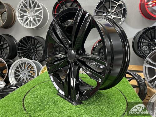 Ratlankis R16x7  5X112  ET  43  57.1  B5293  Black (BL)  For VW  (D2+K2+R)