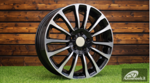 Ratlankis R17x7  5X98  ET  41  58.1  Y1204  Black Polished (MB)  For FIAT  (D4)