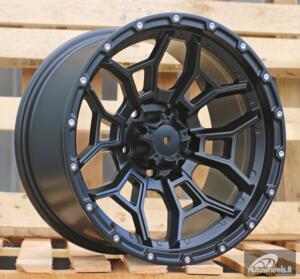 Ratlankis R17x9  5X127  ET  M6  78.1  A1915  Black Half Matt (BLHM)  For 4X4  (P)