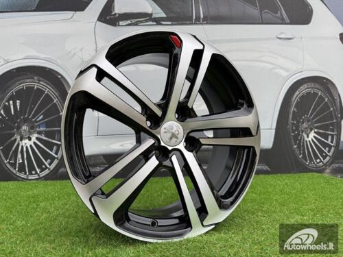 Ratlankis R16x6.5  4X108  ET  25  65.1  A5017  (BK5447)  Black Polished (MB)  For PEUG  (D4+K4)