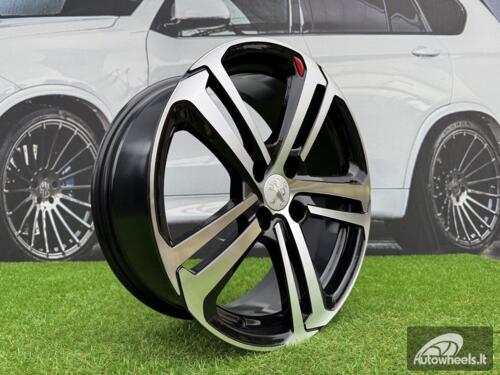 Ratlankis R16x6.5  4X108  ET  25  65.1  A5017  (BK5447)  Black Polished (MB)  For PEUG  (D4+K4)