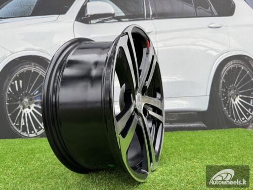 Ratlankis R16x6.5  4X108  ET  25  65.1  A5017  (BK5447)  Black Polished (MB)  For PEUG  (D4+K4)