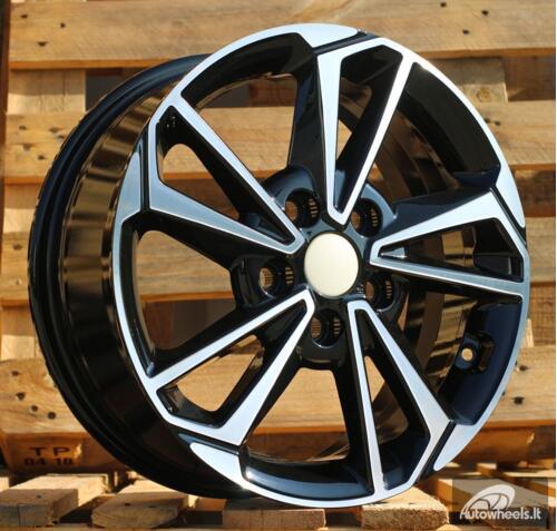 Ratlankis R16x6.5  5X114.3  ET  50  67.1  B1134  Black Polished (MB)  For KIA  (L1)