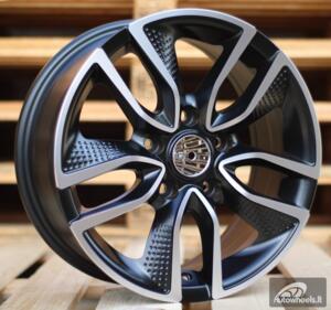Ratlankis R16x6.5  5X112  ET  45  66.6  B5087  Black Polished Half Matt (MBHM)  For RACIN  (D5+R)