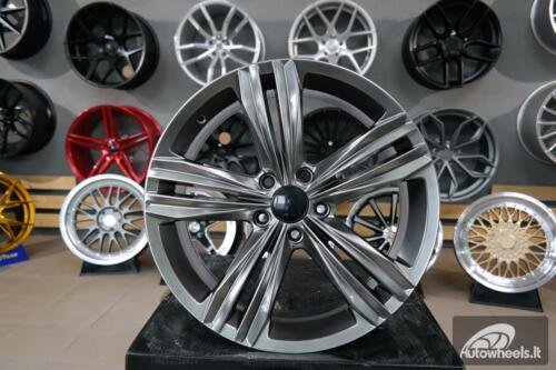 Ratlankis R16x7  5X112  ET  43  57.1  B5293  Hyper Black (HB)  For VW  (K2)