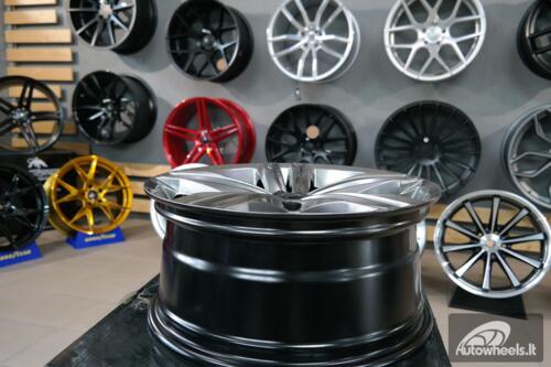 Ratlankis R16x7  5X112  ET  43  57.1  B5293  Hyper Black (HB)  For VW  (K2)