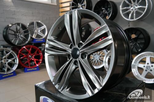 Ratlankis R16x7  5X112  ET  43  57.1  B5293  Hyper Black (HB)  For VW  (K2+R)