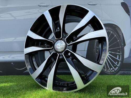 Ratlankis R16x6.5  5X105  ET  39  56.6  BK533  Black Polished (MB)  For OPEL  (D4)