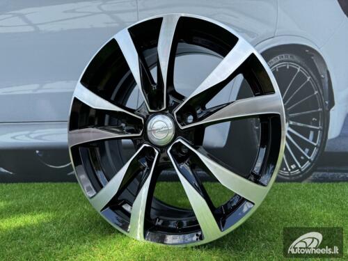 Ratlankis R16x6.5  5X105  ET  39  56.6  BK533  Black Polished (MB)  For OPEL  (D4)
