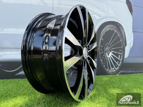 Ratlankis R16x6.5  5X105  ET  39  56.6  BK533  Black Polished (MB)  For OPEL  (D4)