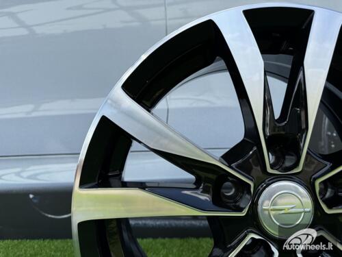 Ratlankis R16x6.5  5X105  ET  39  56.6  BK533  Black Polished (MB)  For OPEL  (D4)