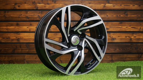 Ratlankis R16x7  4X108  ET  25  65.1  BK607  Black Polished (MB)  For CITRO  (P2+K2)