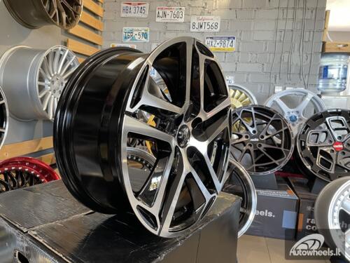 Ratlankis R16x7  4X108  ET  25  65.1  PG534  (BK5516)  Black Polished (MB)  For PEUG  (D5+P)