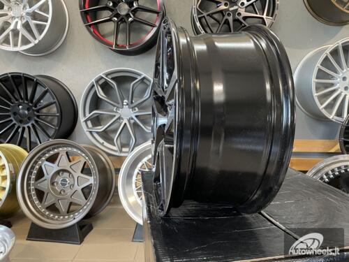 Ratlankis R16x7  4X108  ET  25  65.1  PG534  (BK5516)  Black Polished (MB)  For PEUG  (D5+P)