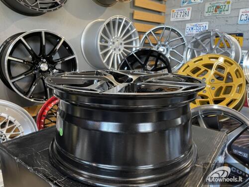 Ratlankis R16x7  4X108  ET  25  65.1  PG534  (BK5516)  Black Polished (MB)  For PEUG  (D5+P)