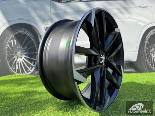 Ratlankis R16x7  5X108  ET  44  65.1  XE170  (BK5788)  Black Polished Half Matt (MBHM)  For PEUG  (D1)