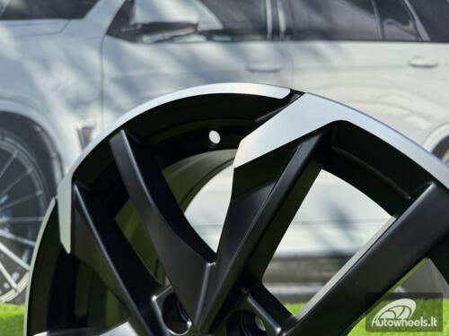 Ratlankis R16x7  5X108  ET  44  65.1  XE170  (BK5788)  Black Polished Half Matt (MBHM)  For PEUG  (K2)