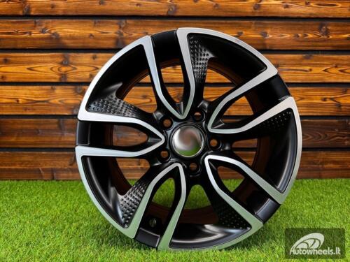 Ratlankis R16x6.5  5X108  ET  40  67.1  B5087  Black Polished Half Matt (MBHM)  For RACIN  (K4)