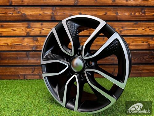 Ratlankis R16x6.5  5X108  ET  40  67.1  B5087  Black Polished Half Matt (MBHM)  For RACIN  (K4)