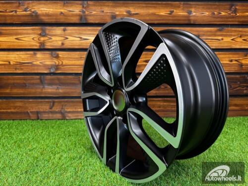 Ratlankis R16x6.5  5X108  ET  40  67.1  B5087  Black Polished Half Matt (MBHM)  For RACIN  (K4)