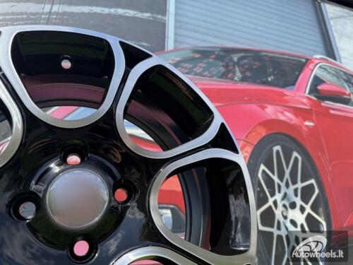 Ratlankis R15x6  4X98  ET  35  58.1  B5164  Black Polished (MB)  For FIAT  (R)