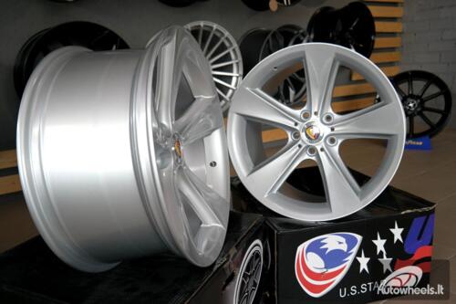 Ratlankis R18x8  5X120  ET  30  72.6  BK086  (DW556)  Silver (SI)  For BMW  (P)  (Rear+Front)