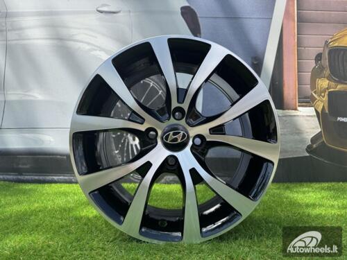 Ratlankis R15x6.5  4X100  ET  40  54.1  BK715  Black Polished (MB)  For HYUND  (R)