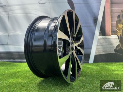 Ratlankis R15x6.5  4X100  ET  40  54.1  BK715  Black Polished (MB)  For HYUND  (R)